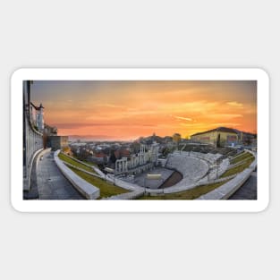 The Amphitheatre in Plovdiv, Bulgaria Sticker